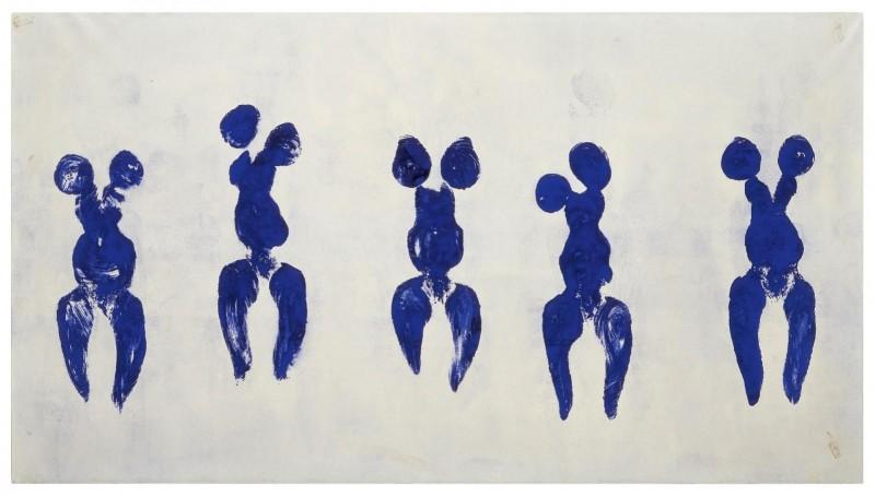 Are Yves Klein's brushes human ?