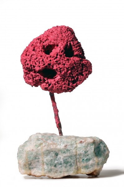 Untitled pink Sponge Sculpture