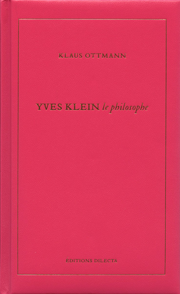 Yves Klein le philosophe