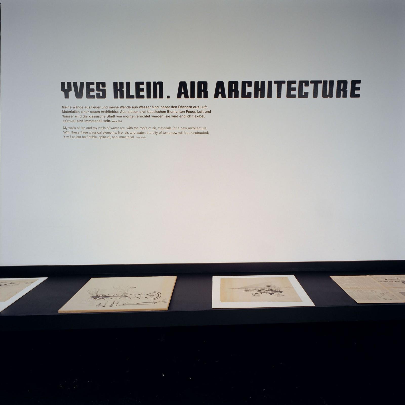 Yves Klein  Air architecture
