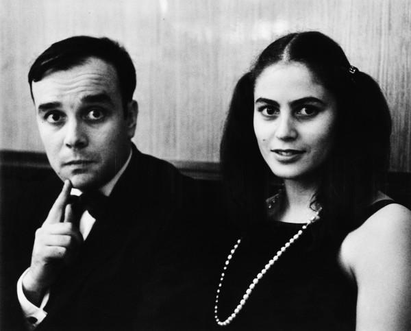 Yves Klein and Rotraut at La Coupole