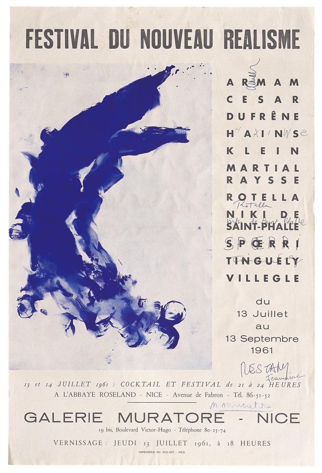 Poster for  "Festival du Nouveau Réalisme"