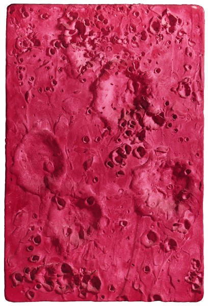 Pink Planetary Relief "Lune I" [Moon I]