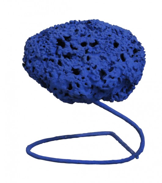 Untitled Blue Sponge Sculpture