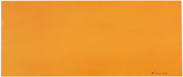 Expression de l'univers de la couleur mine orange [Expression of the universe of the orange lead colour]