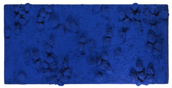 Untitled Blue Sponge Relief