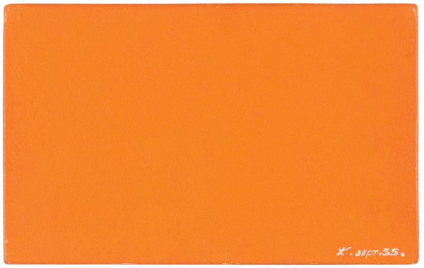 Monochrome orange sans titre