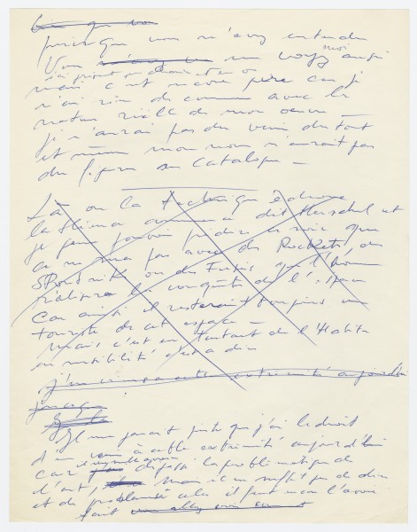 Yves Klein, Text following the exhibition Motion in Vision / Vision in Motion, Hessenhuis