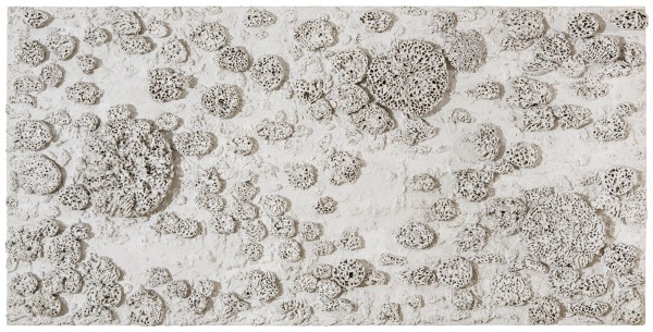Untitled White Sponge Relief