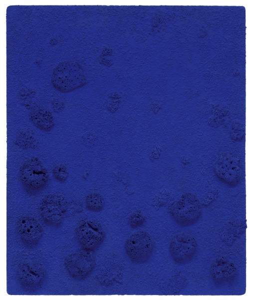 Untitled Blue Sponge Relief