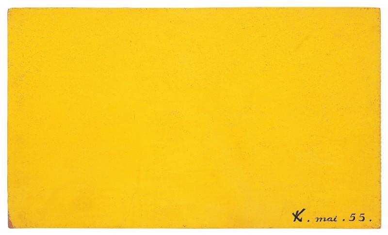Monochrome jaune sans titre