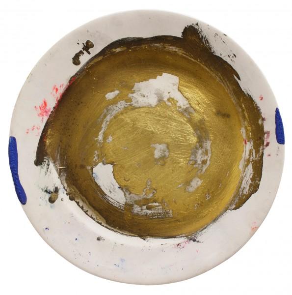 Untitled gold plate