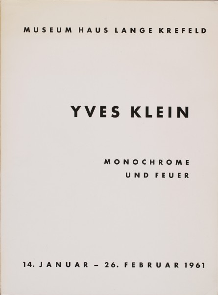 Présentation du Mur de Feu d'Yves Klein par le comédien Félicien