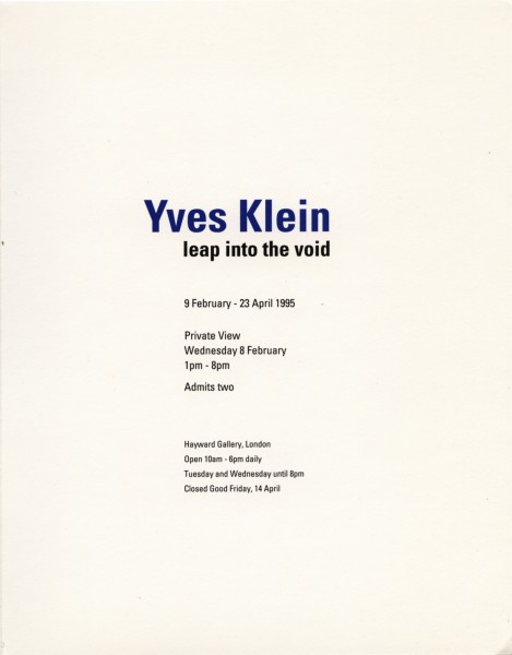 Yves Klein