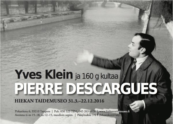 Pierre Descargues et Yves Klein - 160gr d'or