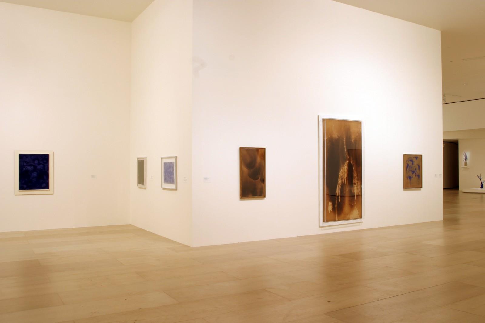 View of the exhibition "Yves Klein", Guggenheim Museum Bilbao, 2005