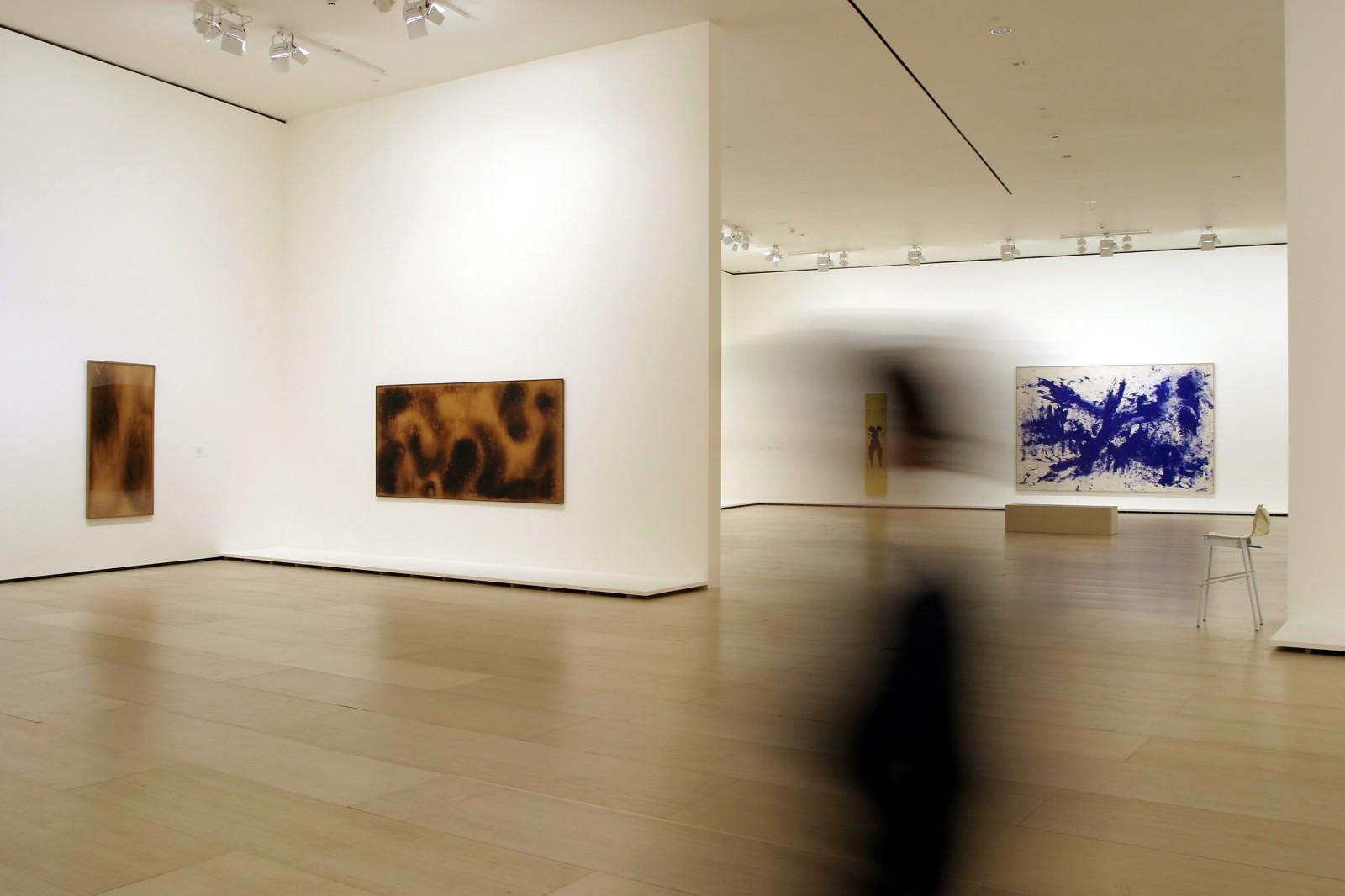View of the exhibition "Yves Klein", Guggenheim Museum Bilbao, 2005