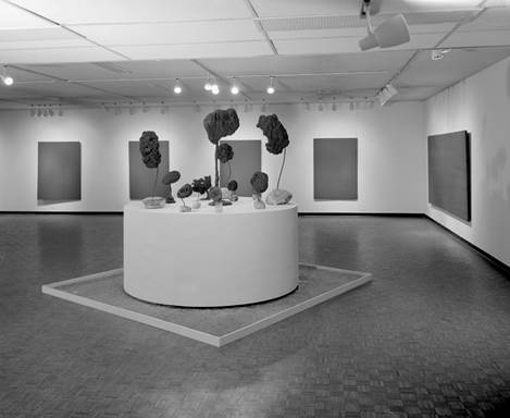 View of the exhibition, "Yves Klein", Jewish Museum, 1967