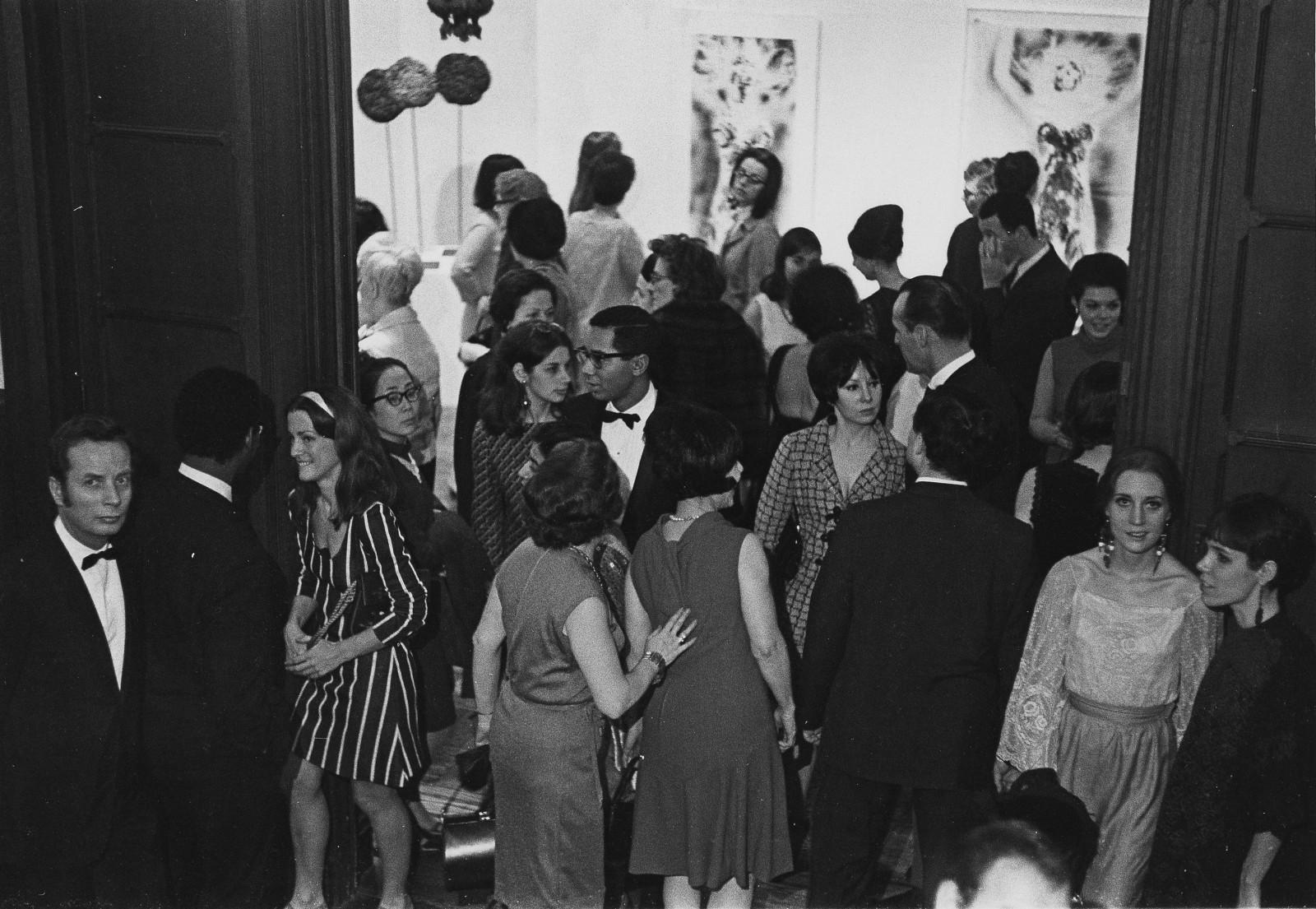 View of the exhibition, "Yves Klein", Jewish Museum, 1967