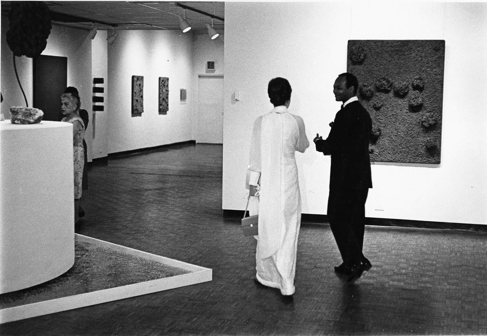 Vue de l'exposition, "Yves Klein", Jewish Museum, 1967
