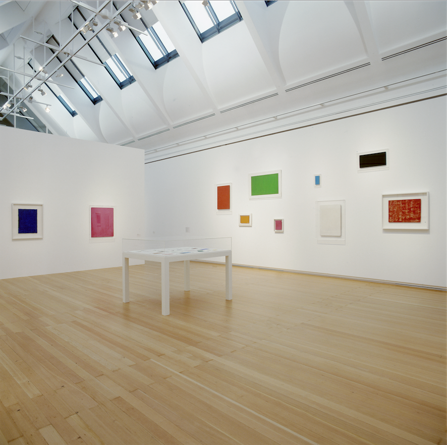 View of the exhibition, "Yves Klein", Schirn Kunsthalle Frankfurt, 2004