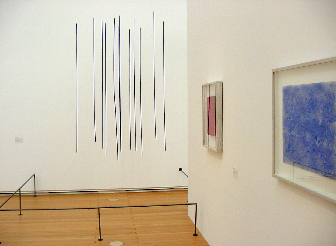View of the exhibition, "Yves Klein", Schirn Kunsthalle Frankfurt, 2004