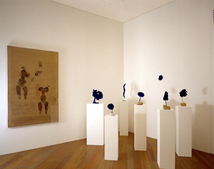 Vue de l'exposition, "Tinguely's Favorites : Yves Klein", Museum Tinguely, 1999