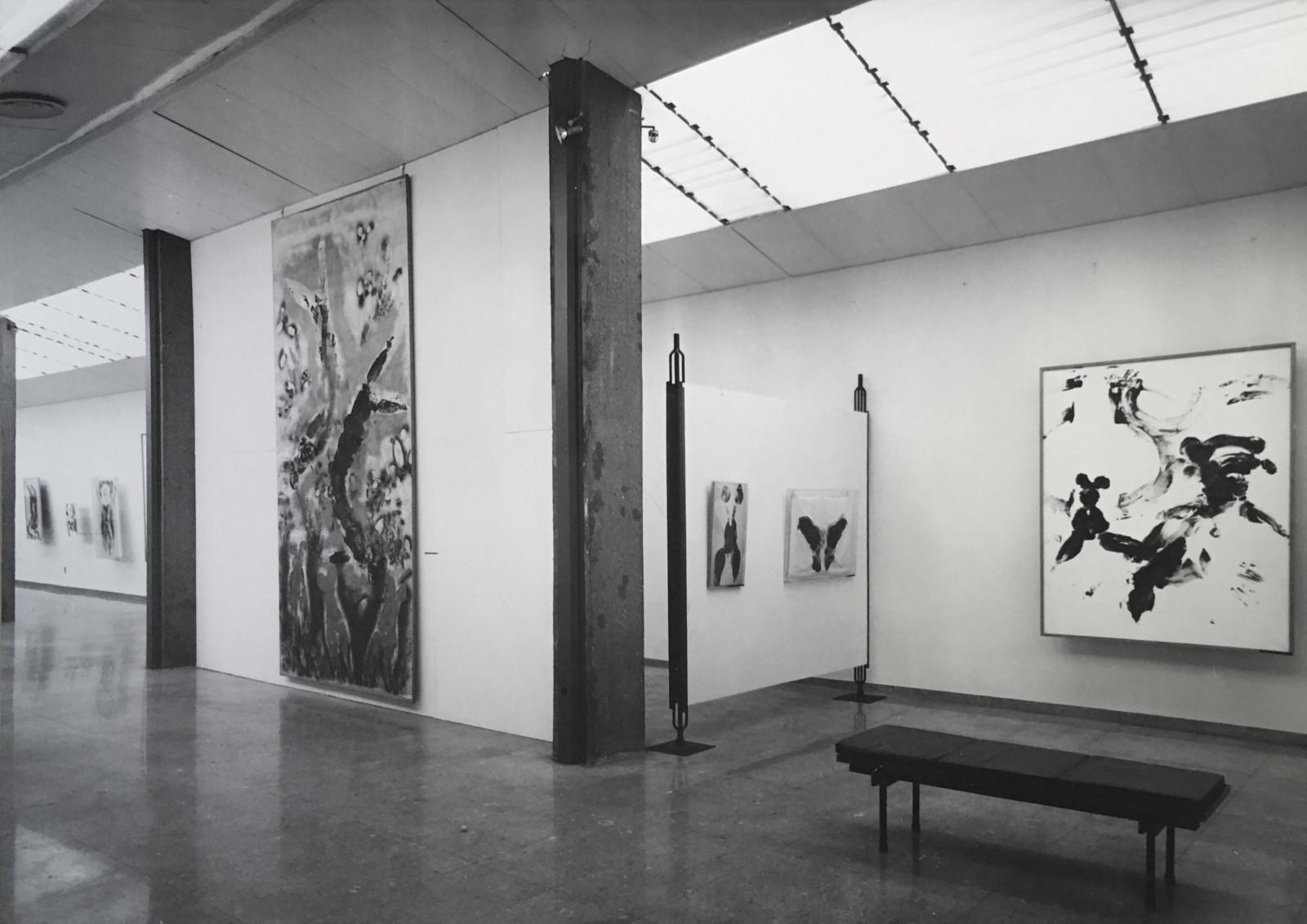 Vue de l'exposition, "Yves Klein", Galleria Civica d'Arte Moderna e Contemporanea, 1970