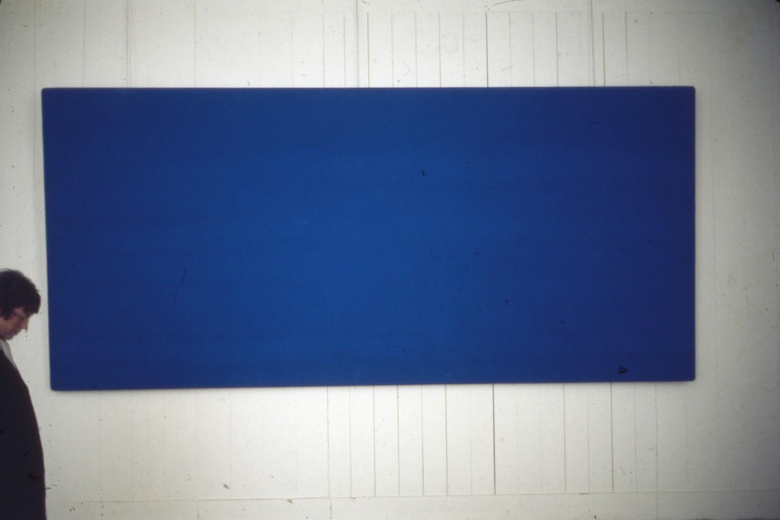 View of the exhibition, "Yves Klein 1928-1962", Musée des arts décoratifs, 1969