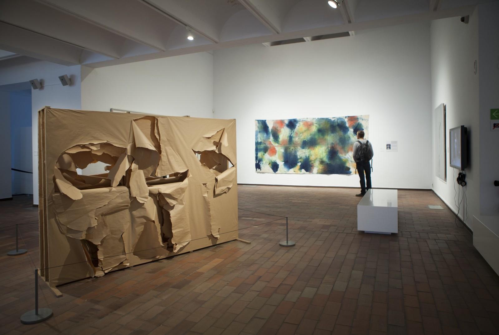 View of the exhibition, "Explosió! El llegat de Jackson Pollock", Fundació Joan Miró, 2012