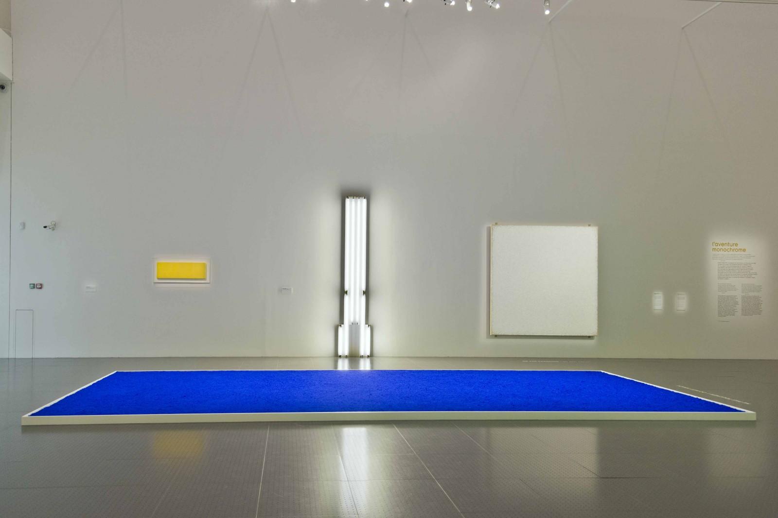 Vue de l'exposition "L'Aventure de la couleur. Oeuvres phares du Centre Pompidou", 2018 (M 72, Pigment Pur)