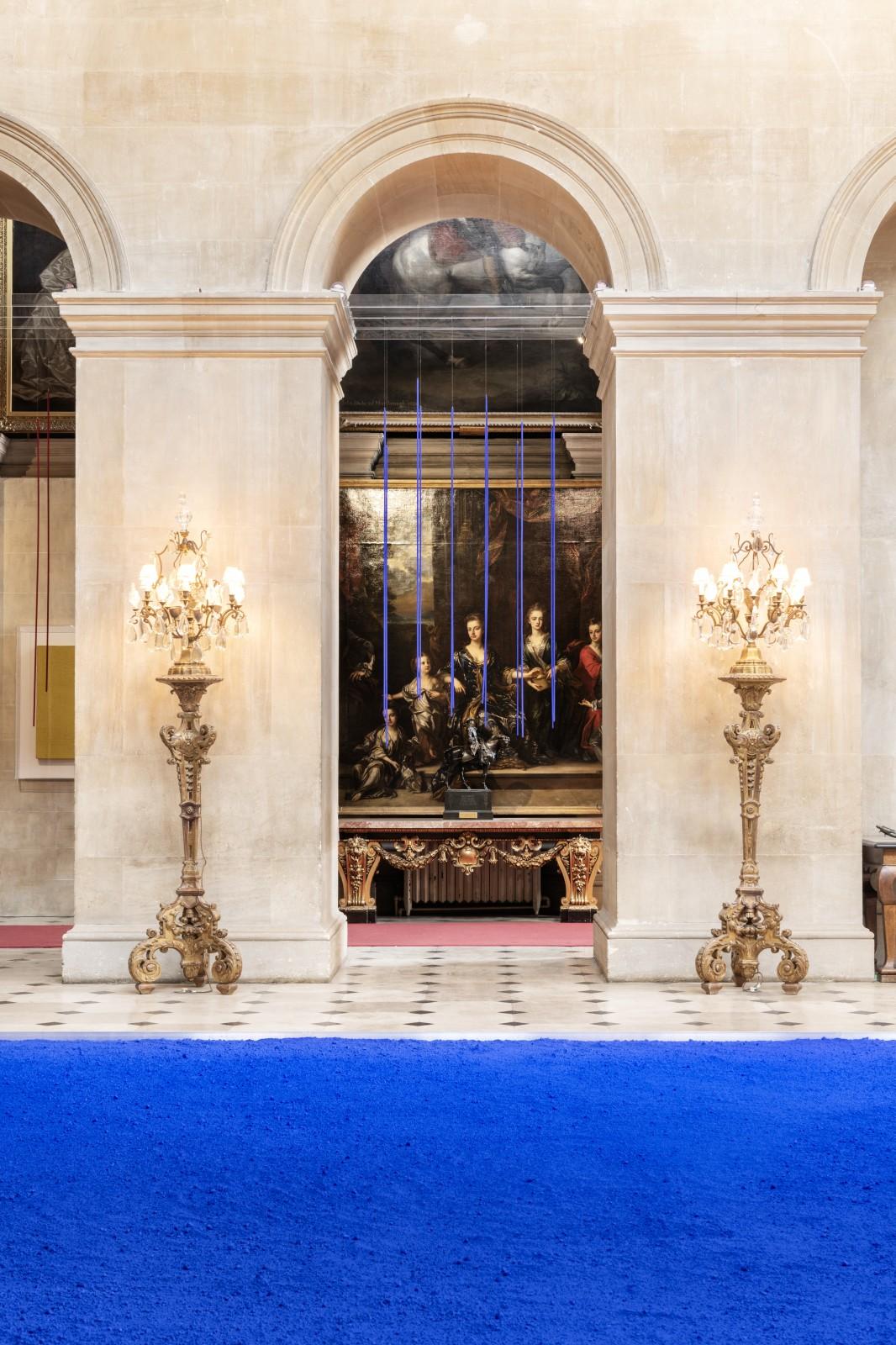 View of the exhibition "Yves Klein", Blenheim Palace, 2018 (S 36 I)