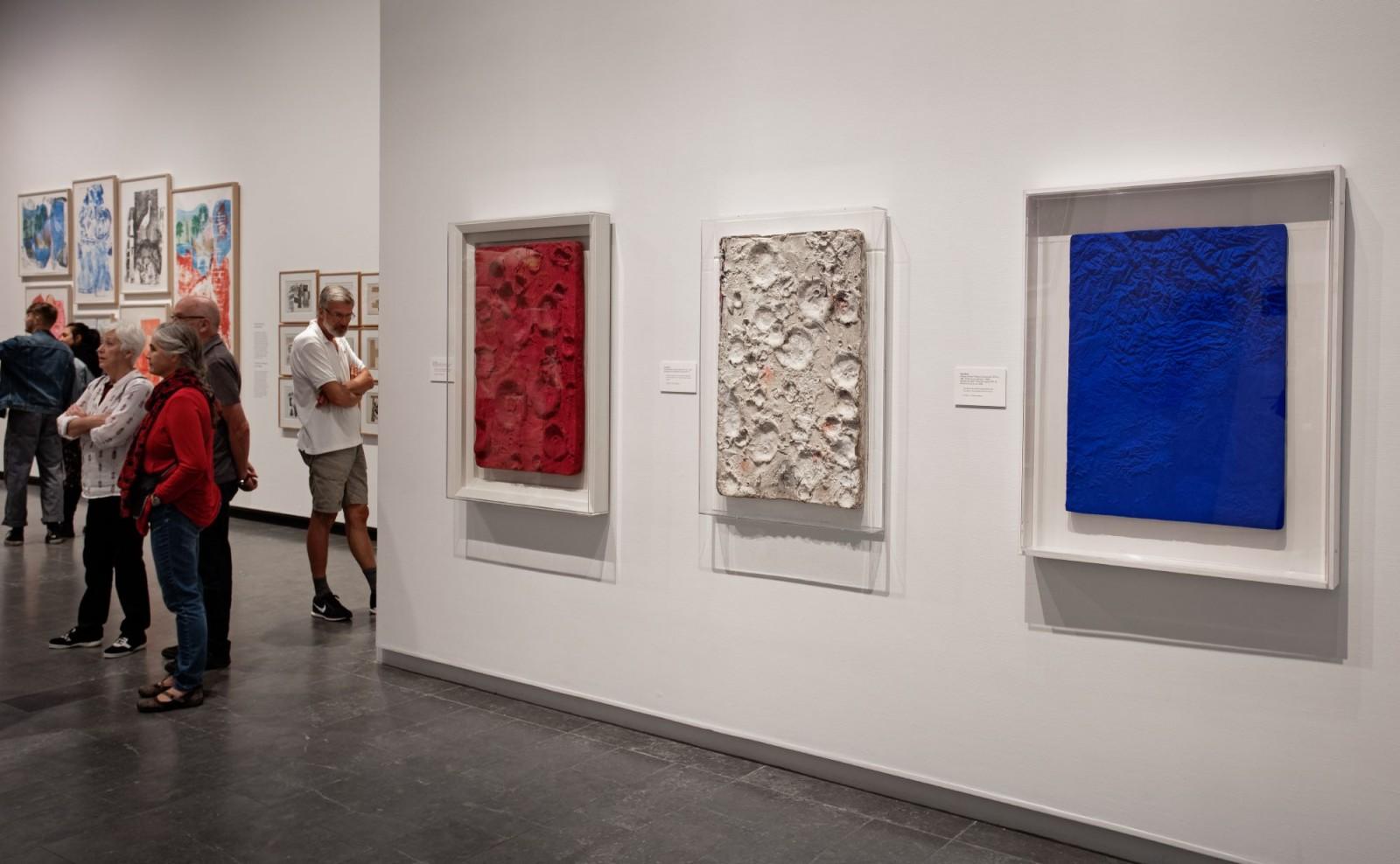 View of the exhibition "The Moon: From Inner Worlds to Outer Space", Louisiana Museum of Modern Art, 2018 (RP 10, RP 12, RP 21)