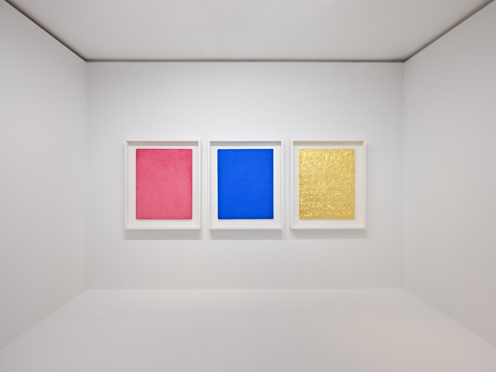 View of the exhibition "Yves Klein, Intime", Hôtel de Caumont, Aix-en-Provence, France, 2022