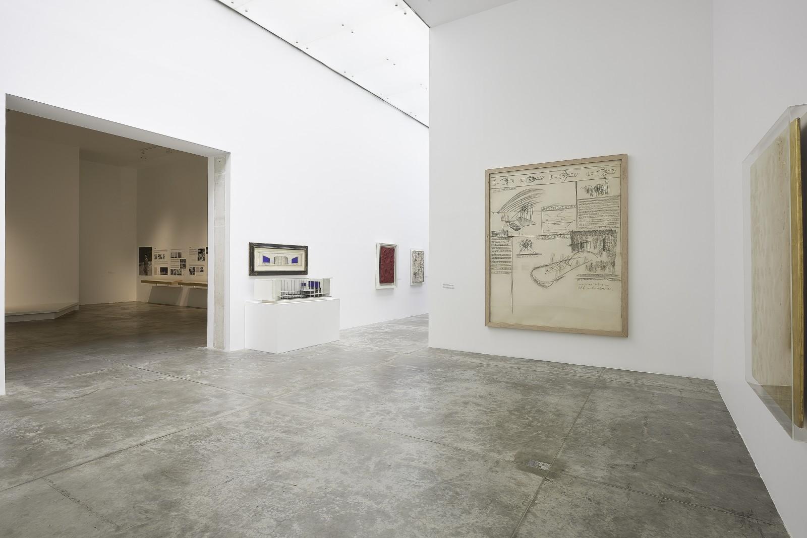 Vue de l'exposition, "Yves Klein", MUAC - Museo Universitario de Arte Contemporáneo, 2017