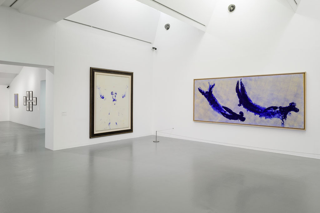 View of the exhibition "Yves Klein - Theatre of the Void", Tate Liverpool, 2016