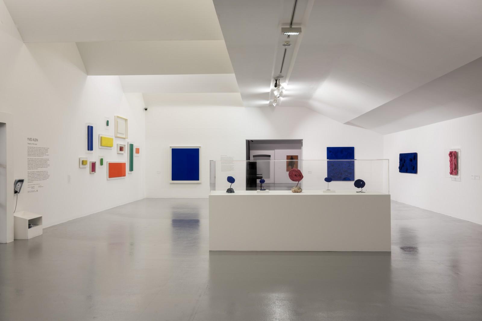 View of the exhibition "Yves Klein - Theatre of the Void", Tate Liverpool, 2016
