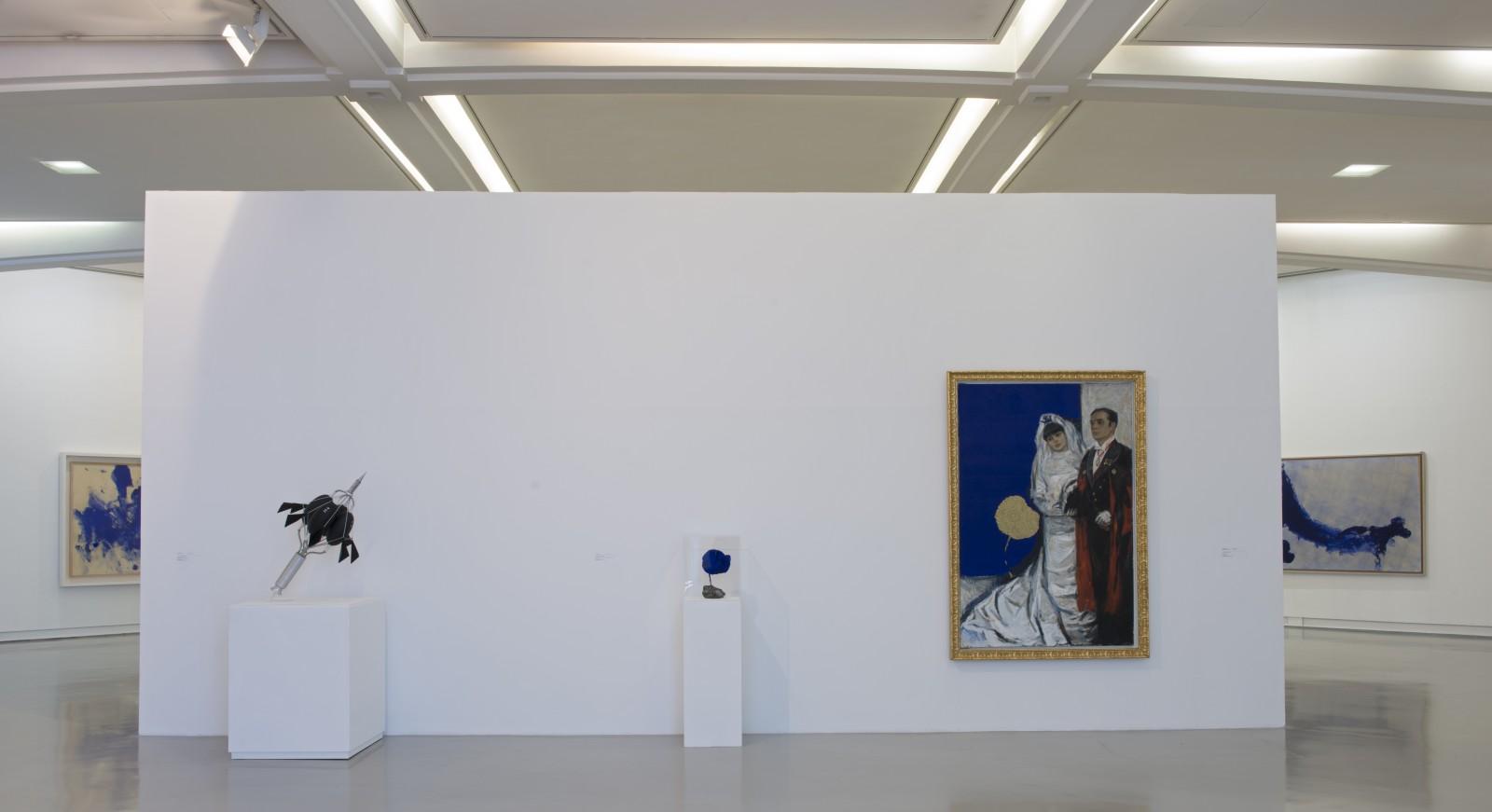 View of the exhibition "Collectors", MAMAC - Musée d'Art Moderne et d'Art Contemporain de Nice, 2015 (Rocket Pneumatique, SE 90, ANT 84)