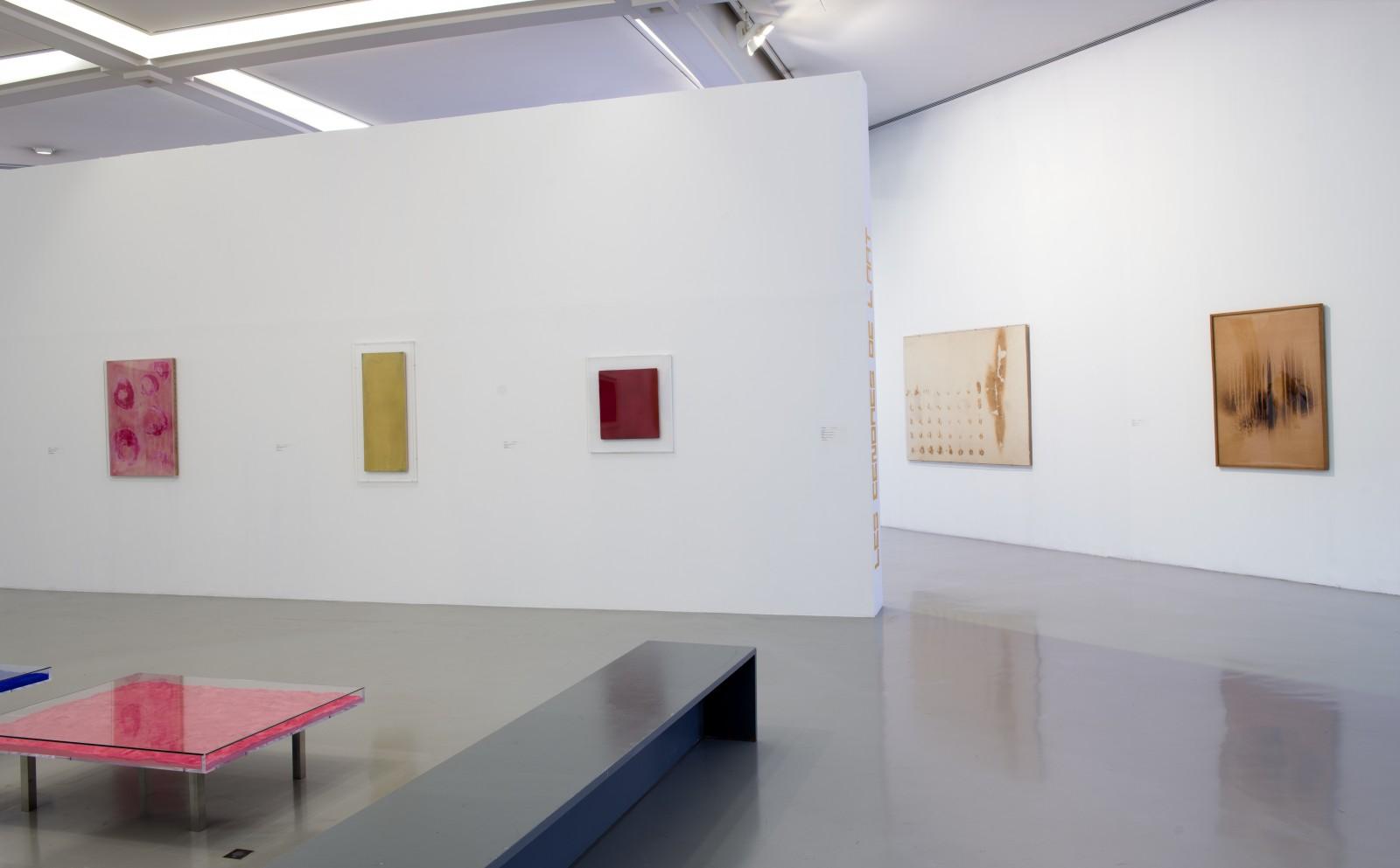 View of the exhibition "Collectors", MAMAC - Musée d'Art Moderne et d'Art Contemporain de Nice, 2015 ( COS 24, M 56, MP 9, F 55, F 71)