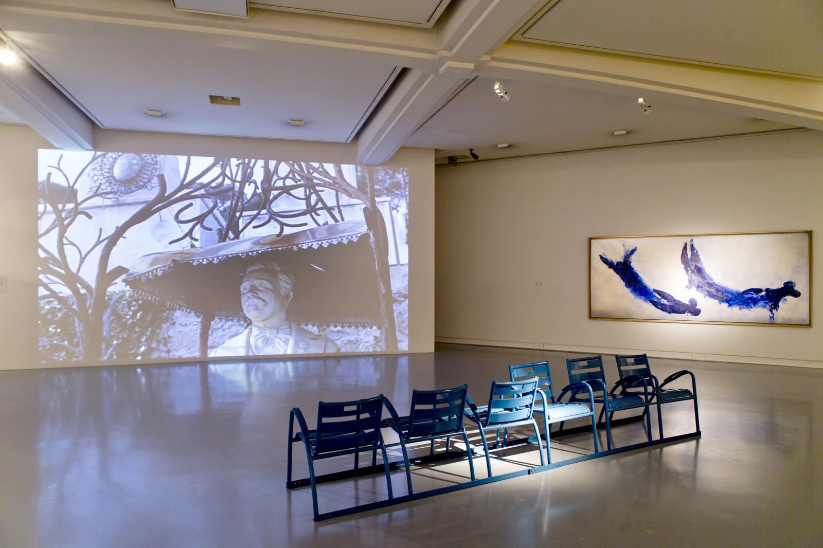 View of the exhibition, "A propos de Nice. 1947-1977", MAMAC - Musée d'Art Moderne et d'Art Contemporain de Nice, 2017 (ANT 84)