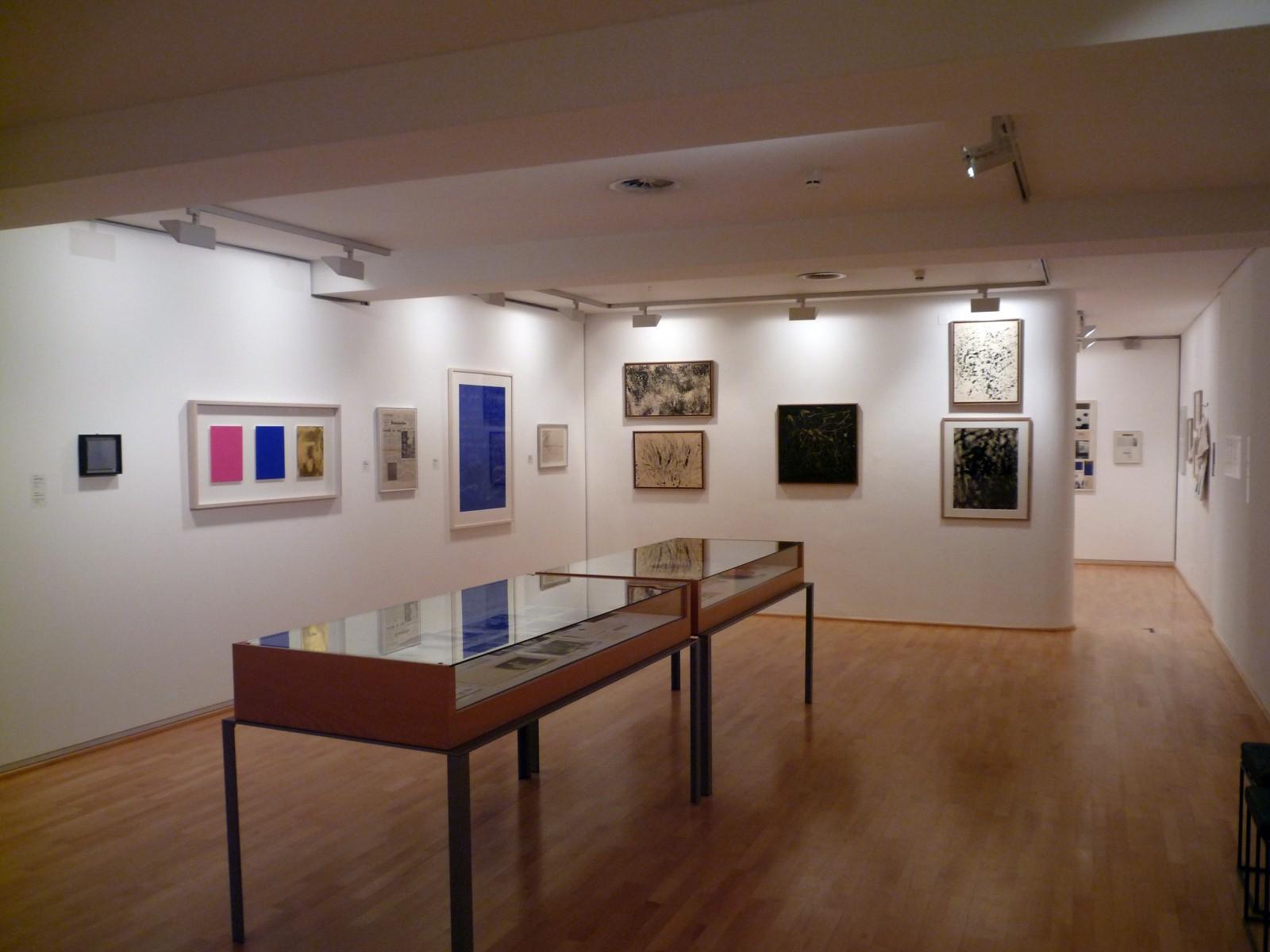 View of the exhibition "Yves Klein & Rotraut", Museo Cantonale d'Arte e il Museo d'Arte della città di Lugano, 2009