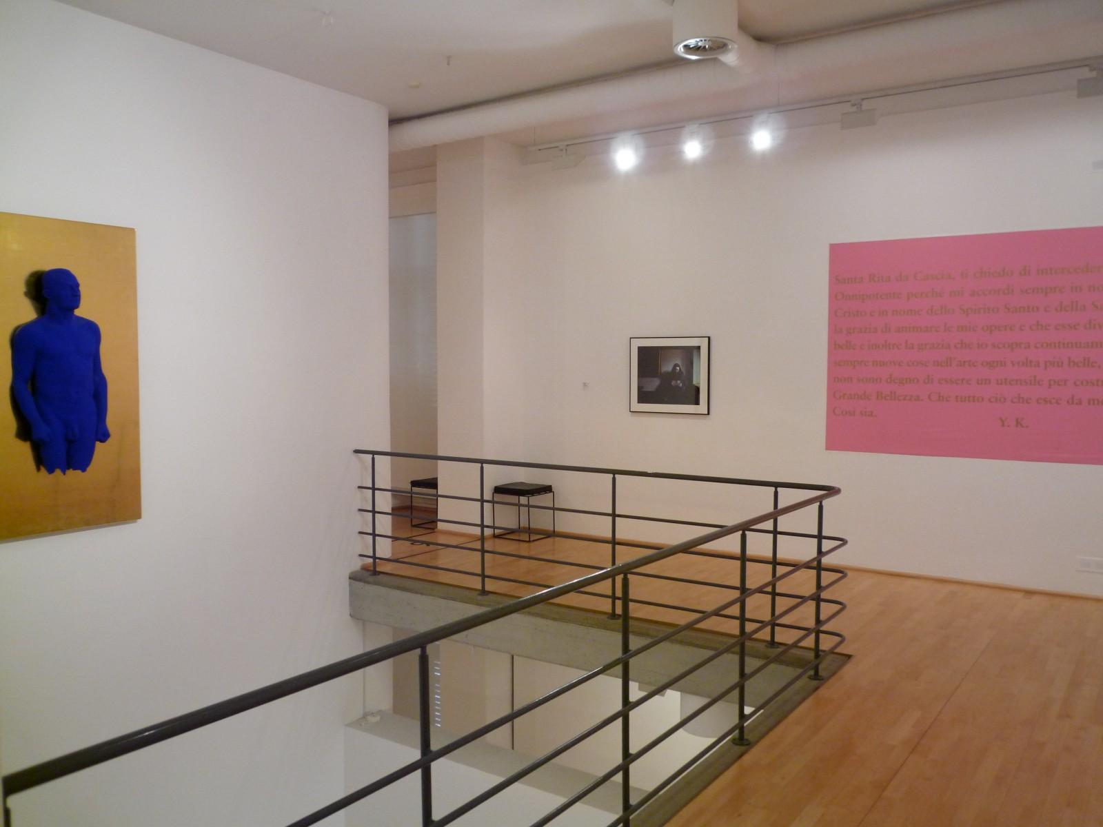 View of the exhibition "Yves Klein & Rotraut", Museo Cantonale d'Arte e il Museo d'Arte della città di Lugano, 2009