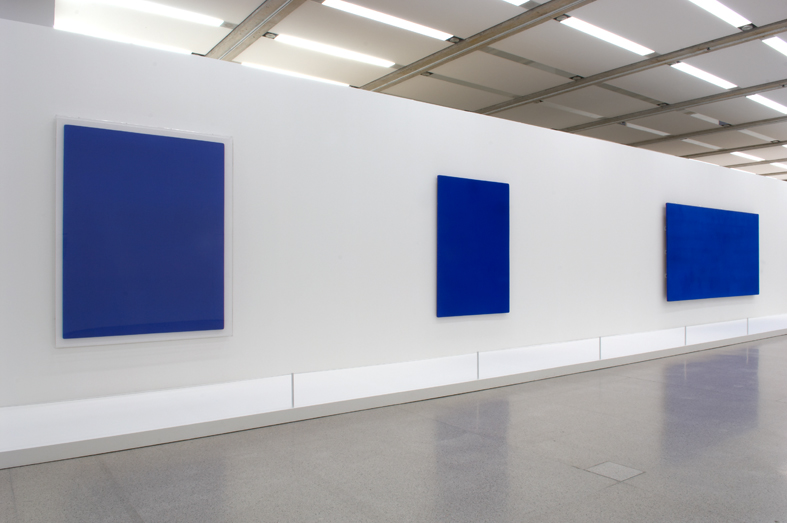 Vue de l'exposition, "Yves Klein Body, Colour and the Immaterial", mumok - Museum moderner Kunst Stiftung Ludwig Wien, 2007