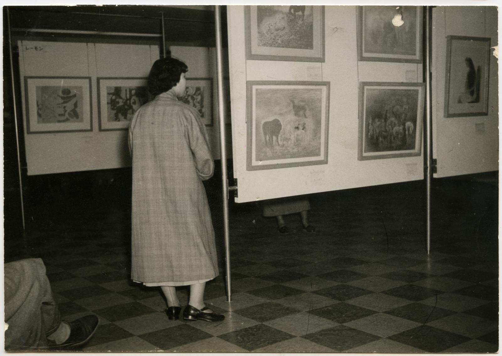 Vue de l'exposition de Marie Raymond et Fred Klein au Musée d’art de Bridgestone