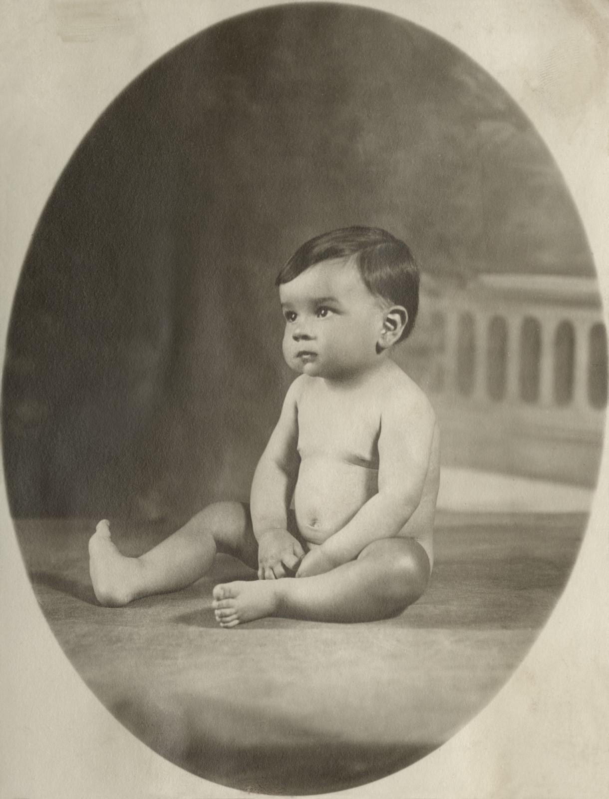 Portrait of Yves Klein as a child