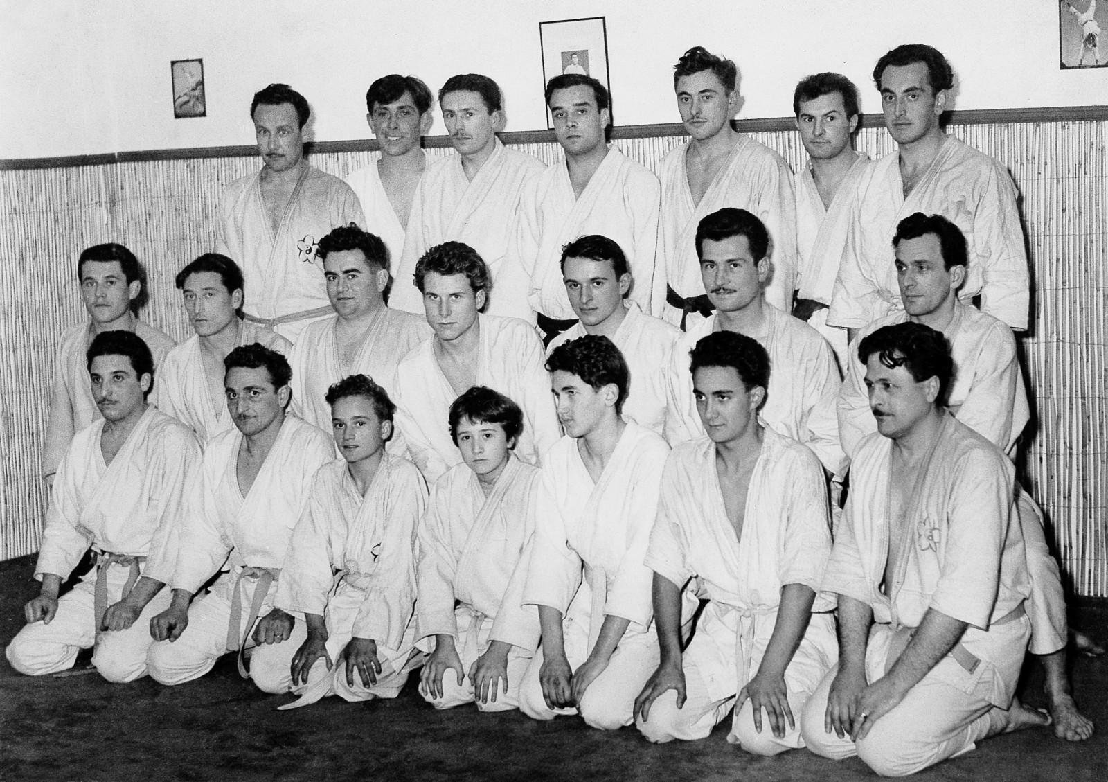 Yves Klein at the Nice Judo School