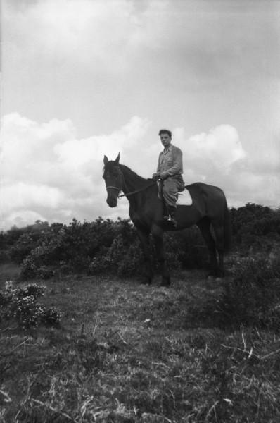 Yves Klein riding in Ireland