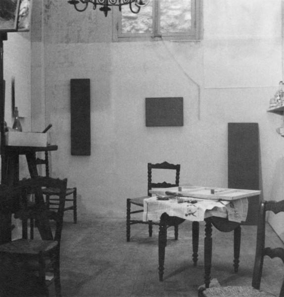 Yves Klein's studio