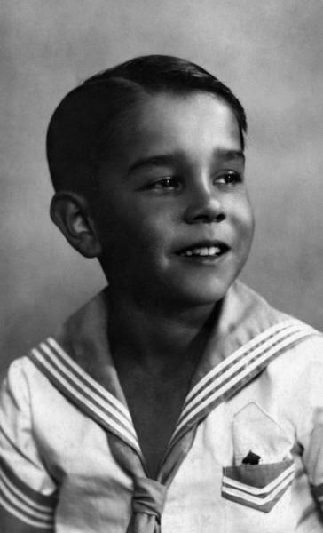 Portrait d'Yves Klein enfant