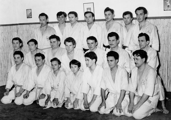 Yves Klein à l'Ecole de judo de Nice